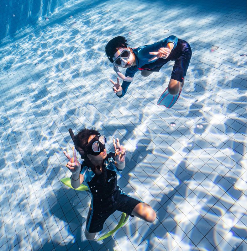 เด็กๆ ฟรีไดฟ์ อย่างผ่อนคลาย