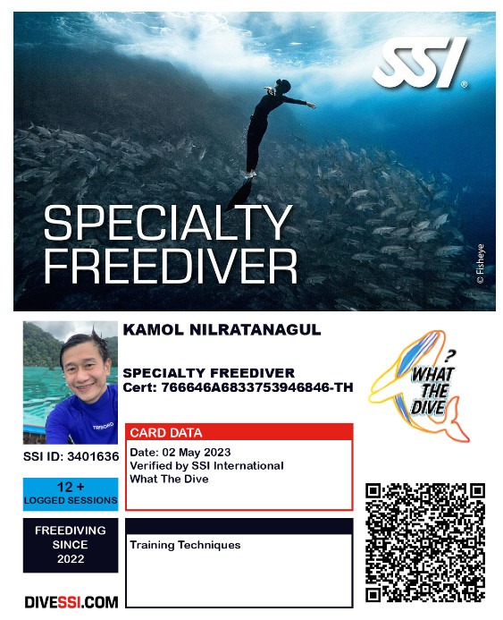 Specialty Freediver