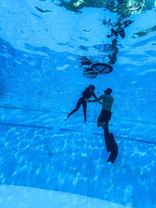 เรียน freedive คู่