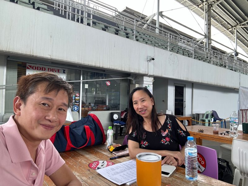 พี่โต นักเรียนคอร์ส Pool Freediver