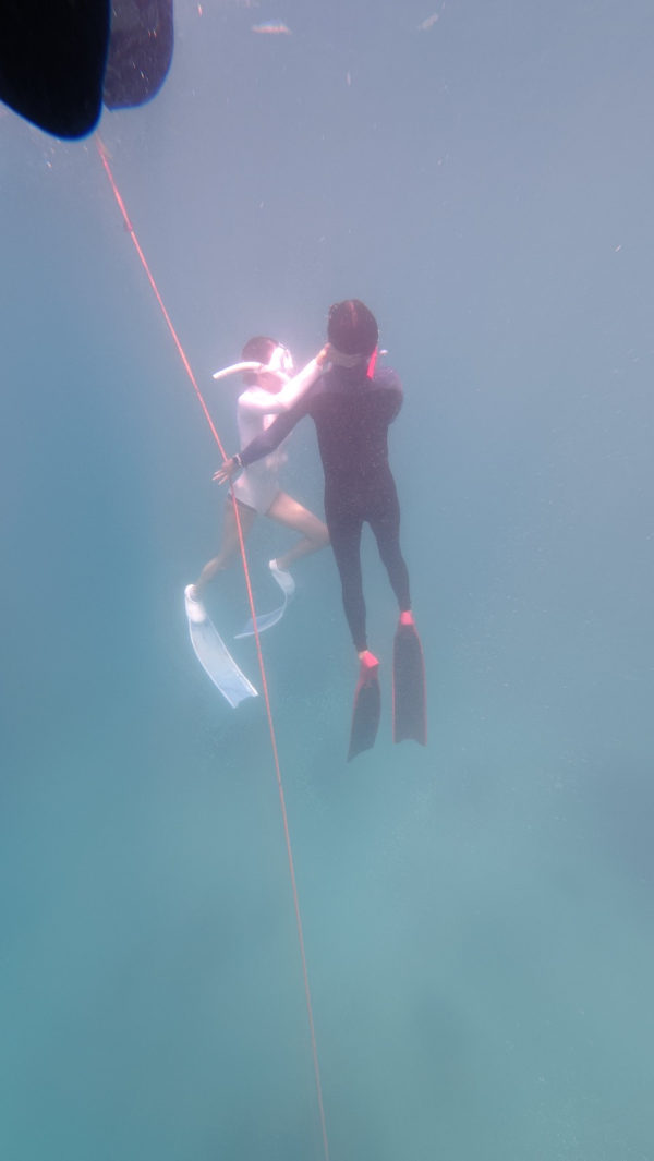 นักเรียนสอบทักษะ Deepwater Rescue